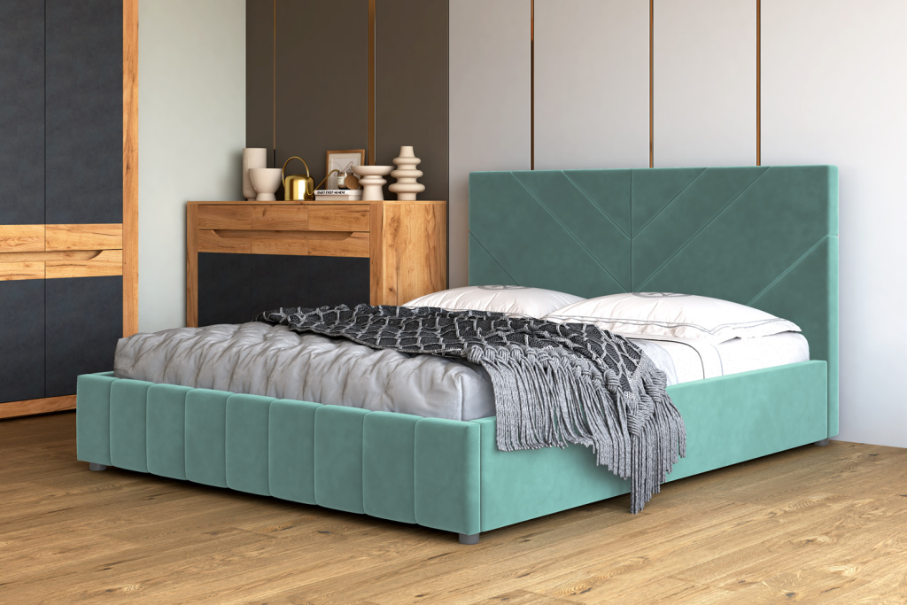 Кровать Нельсон Бирюза 1200x2000
